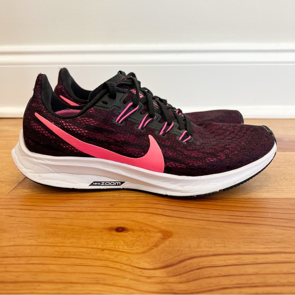 Nike Air Zoom Pegasus 36 Shoes Womens 6.5 Pink Blast Running Athletic AQ2209-009